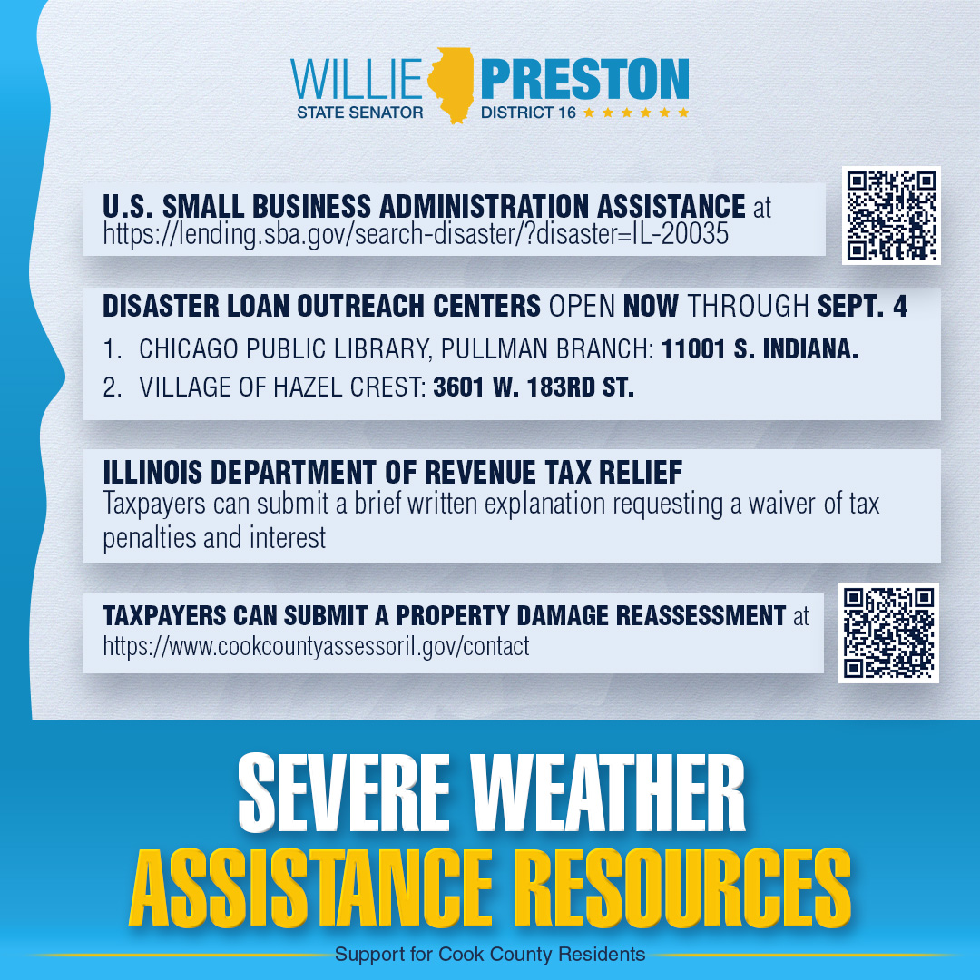 Severe weather assistance resources for Cook County residents